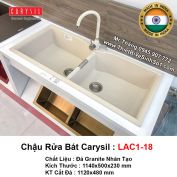 Chậu Rửa Bát Đá Carysil LAC1-18