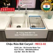 Chậu Rửa Bát Đá Carysil REC2-02