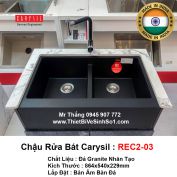 Chậu Rửa Bát Đá Carysil REC2-03