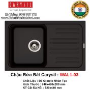 Chậu Rửa Bát Đá Carysil WAL1-03