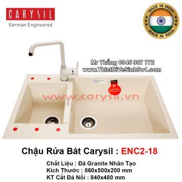 Chậu Rửa Bát Đá Carysil ENC2-18