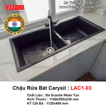 Chậu Rửa Bát Đá Carysil LAC1-03