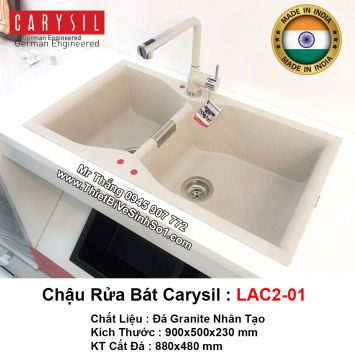 Chậu Rửa Bát Đá Carysil LAC2-01