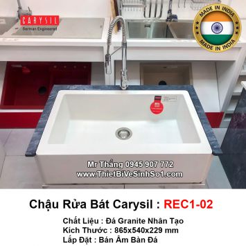 Chậu Rửa Bát Đá Carysil REC1-02