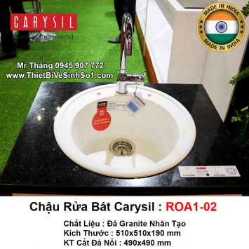 Chậu Rửa Bát Đá Carysil ROA1-02