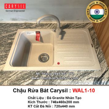 Chậu Rửa Bát Đá Carysil WAL1-10
