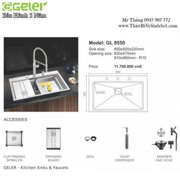 Chậu Rửa Bát Geler GL8550
