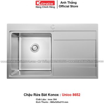 Chậu Rửa Bát Konox Unico-8652