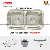 Chậu Rửa Bát KONOX KN8246DUA