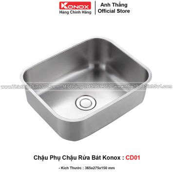 Chậu Phụ Chậu Rửa Bát Konox CD01