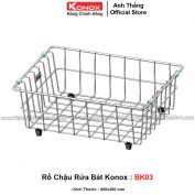 Rổ Chậu Rửa Bát Konox BK03