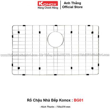 Rổ Chậu Rửa Bát Konox BG01