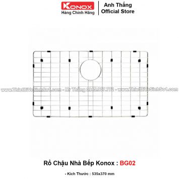 Rổ Chậu Rửa Bát Konox BG02