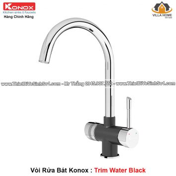 Vòi Rửa Bát KONOX Trim Water Black