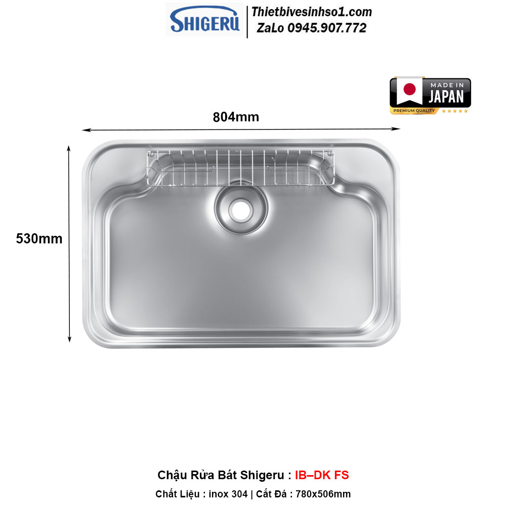 Chậu Rửa Bát Shigeru IB–DK FS