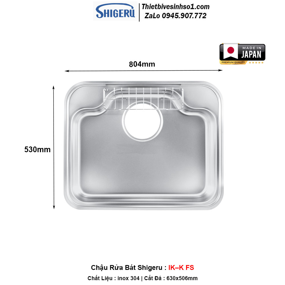 Chậu Rửa Bát Shigeru IK–K FS