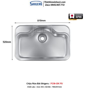 Chậu Rửa Bát Shigeru FCM–DK FS