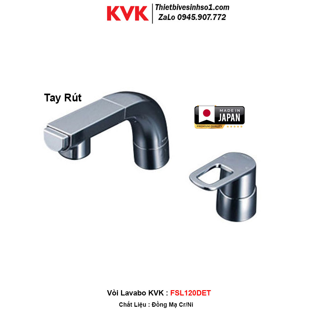 Vòi Rửa Bát KVK FSL120DET