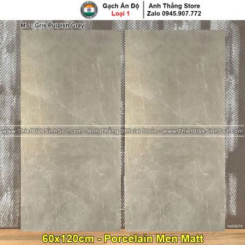 Gạch 60x120 Ấn Độ Gris Pulpish Grey
