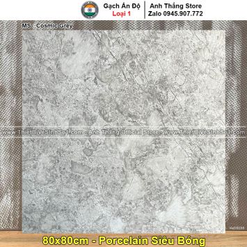 Gạch 80x80 Ấn Độ Cosmic Grey