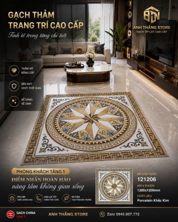 Gạch Thảm 1200x1200mm 121206