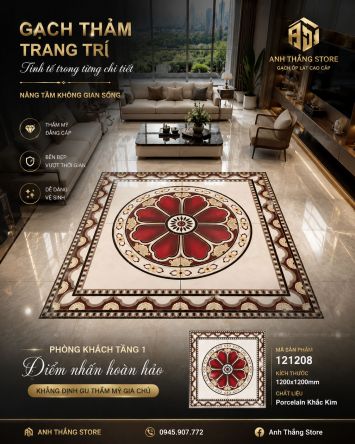 Gạch Thảm 1200x1200mm 121208