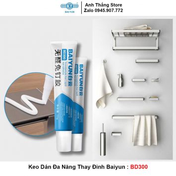 Keo Dán Đa Năng Thay Đinh Baiyun BD300-6