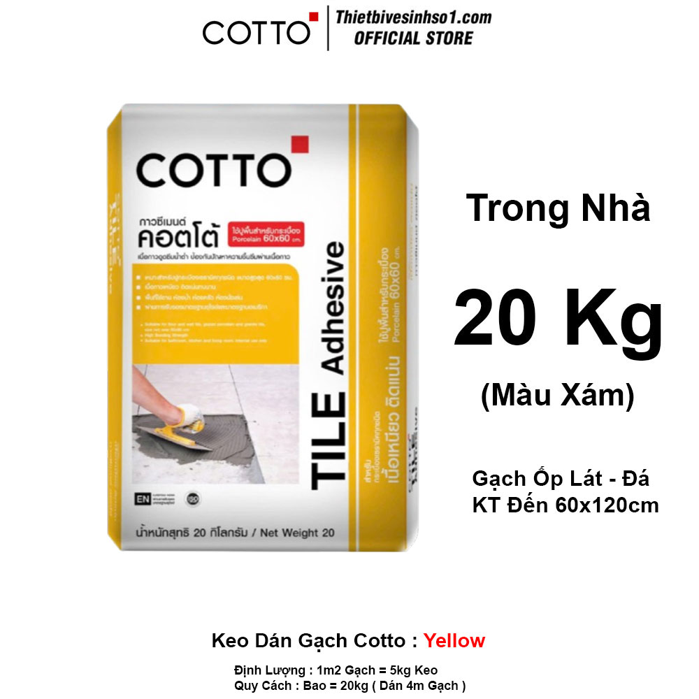 Keo Dán Gạch Cotto Yellow