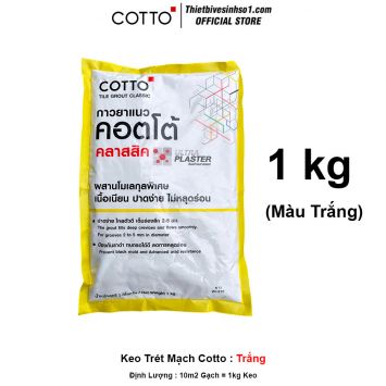 Keo Trét Mạch CottoTrắng