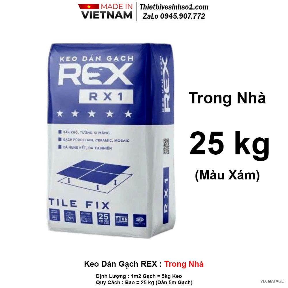Keo Dán Gạch REX Trong Nhà