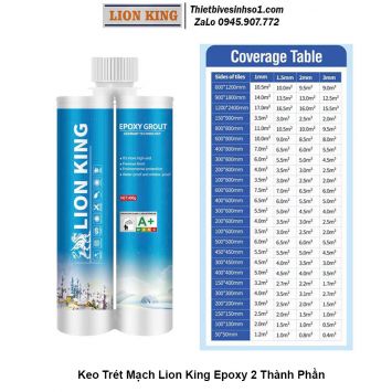 Keo Trét Mạch Epoxy Lion King 2 Thành Phần