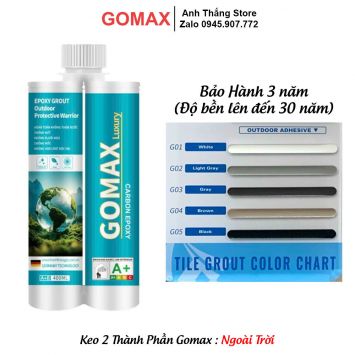 Keo Trét Mạch GOMAX Epoxy 2 Thành Phần Ngoài Trời