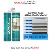 Keo Dán Gạch GOMAX Epoxy 2 Thành Phần Ngoài Trời