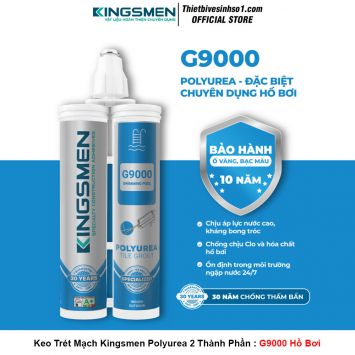Keo Trét Mạch Kingsmen Polyurea 2 Thành Phần G9000 Hồ Bơi