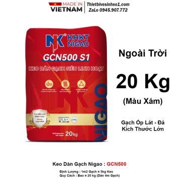 Keo Dán Gạch Nigao Ngoài Trời GCN500