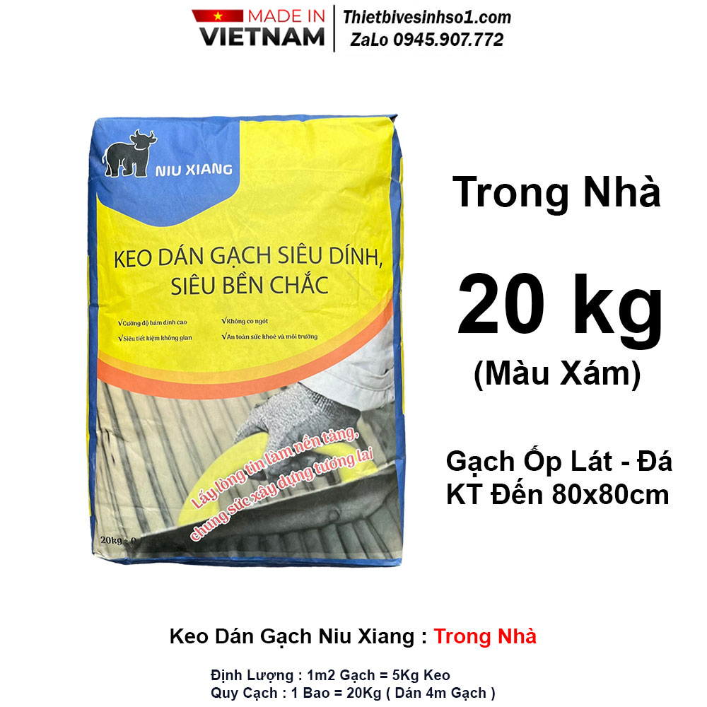 Keo Dán Gạch Niu Xiang Trong Nhà