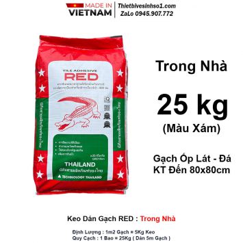 Keo Dán Gạch RED Trong Nhà