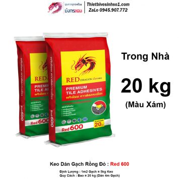 Keo Dán Gạch Rồng Đỏ Red 600