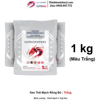 Keo Trét Mạch Rồng Đỏ Màu Trắng