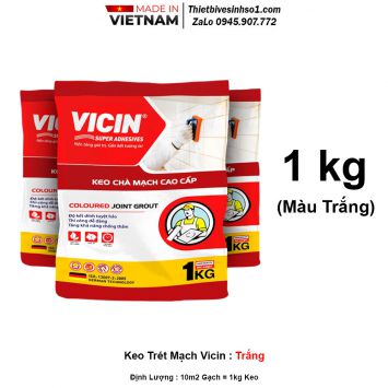 Keo Trét Mạch Vicin Trắng