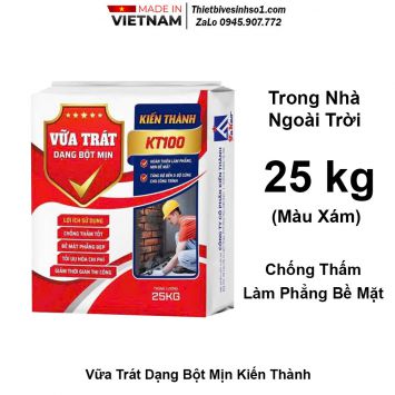 Vữa Trát Dạng Bột Mịn Kiến Thành