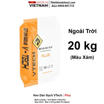 Keo Dán Gạch VTECH Plus Ngoài Trời