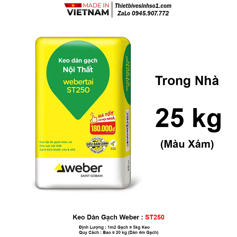 Keo Dán Gạch Weber ST250